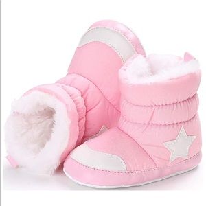 3/$30 Baby Girls Faux Fur Warm Winter Boots Zipper